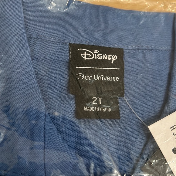 Disney Lilo & Stitch Island Life Toddler Woven Button-Up Toddler Size 2T - Picture 5 of 13